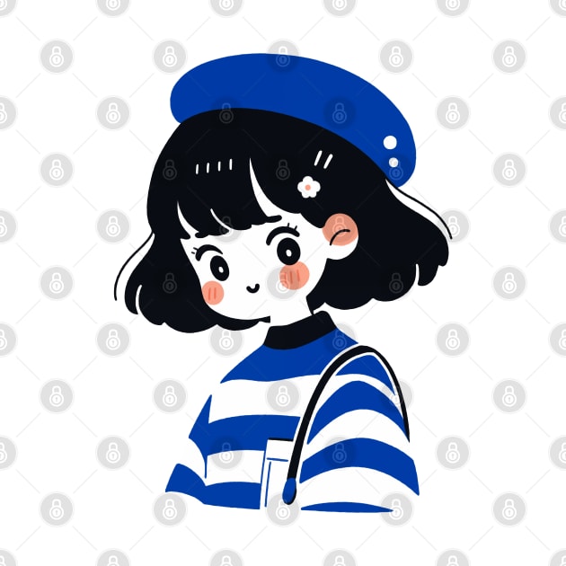 Cute girl anime by Mon Kawaii Lab
