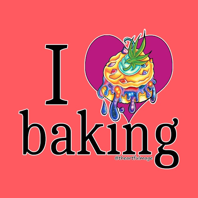 I Heart Baking (Space Cookie Version) by Artful Magic Shop
