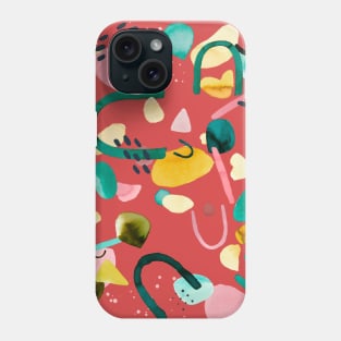 Pocket- collage geometric pop Phone Case