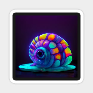 Psychedelic Snail Magnet