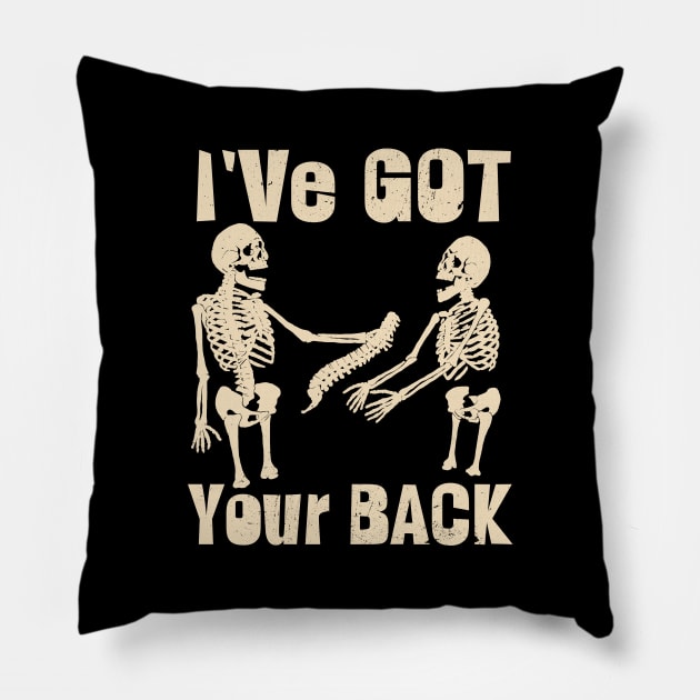 I' Ve GOT Your BACK Pillow by VizRad
