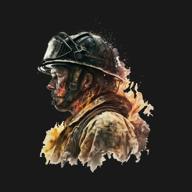 The Courageous Firefighters Who Never Back Down by Arthur Attire