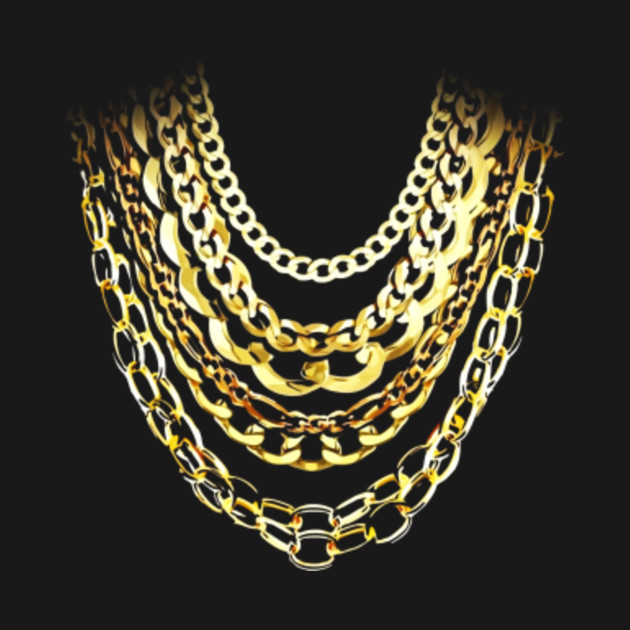 Golden Chains Funny TShirt Hip Hop Fan And Gold Lover Gift