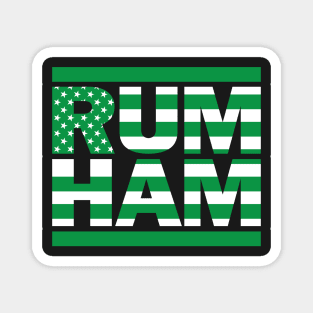 Rum Ham USA Magnet