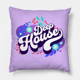 DEEP HOUSE  - Drop Shadow Orbs Pillow