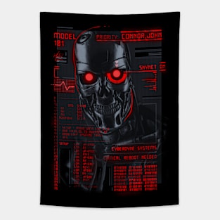 Terminator black Tapestry