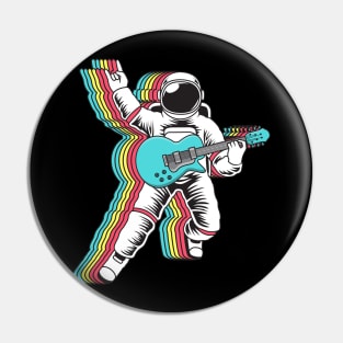 Astronaut Rock Star - Jam Session in Outer Space Pin