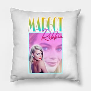 Margot Robbie Retro Design Pillow