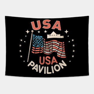 USA Pavilion Tapestry