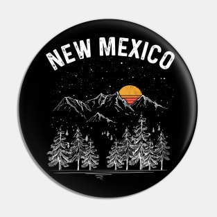 Vintage Retro New Mexico State Pin