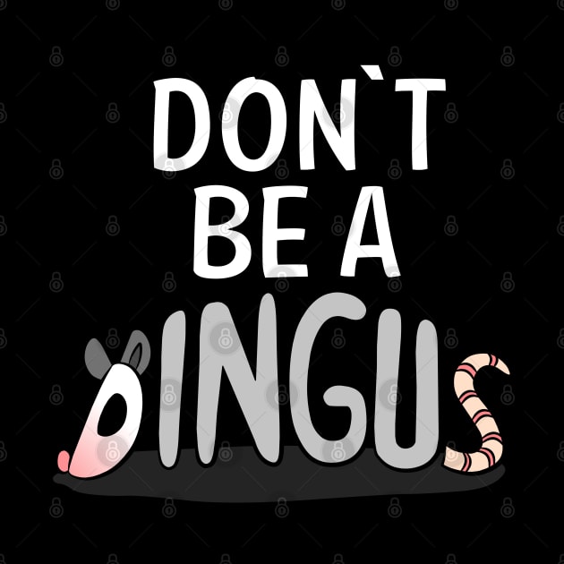 don't be a dingus by teestaan