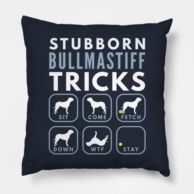 Stubborn Bullmastiff Tricks - Dog Training Pillow by DoggyStyles