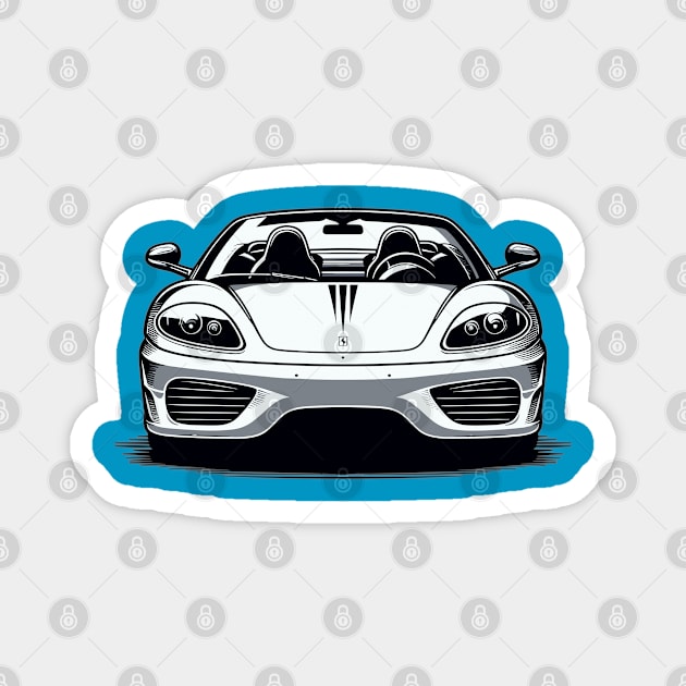 Ferrari 360 spider Magnet by Vehicles-Art