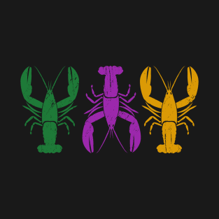 Mardi Gras With Funny Crabs Gift T-Shirt