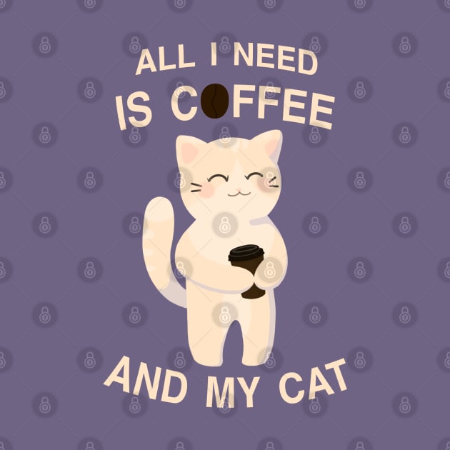 All I need is coffee and my cat by Nyrrra