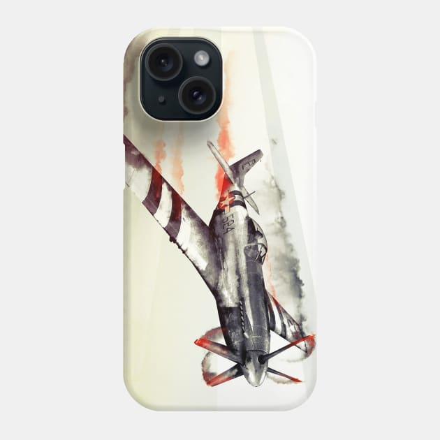P51 Mustang Phone Case by Aircraft.Lover