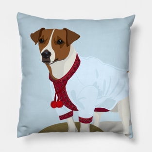 Heroic Deminer Dog PATRON - Saving Lives Design Pillow