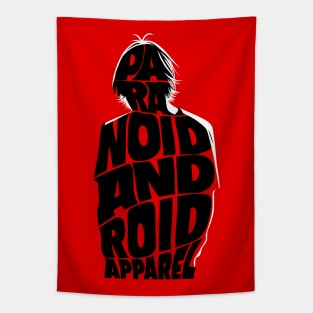 Paranoid Android Apparel B/W Tapestry