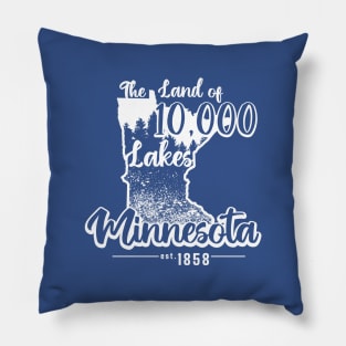 Minnesota The Land of 10,000 Lakes Pillow