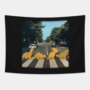 Dinosaur Chicken Nuggets Tapestry