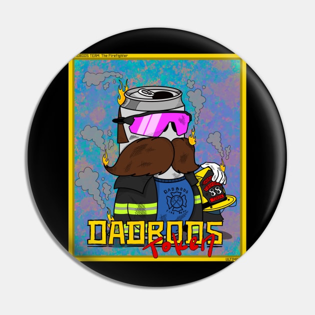 Dad Bods Firefighter Pin by Dad Bods Token