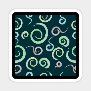 Abstract circle seamless pattern Magnet