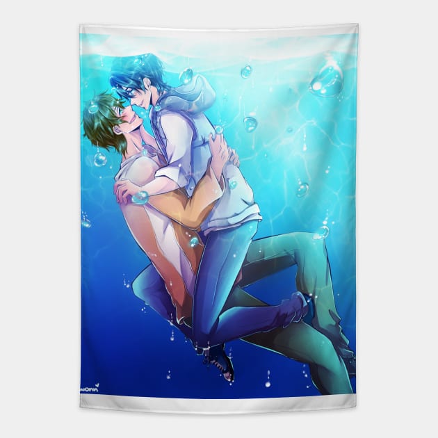 MakoHaru Tapestry by Iwonn