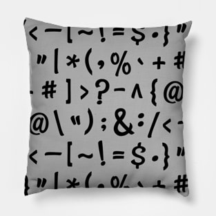 Punctuation Marks Pillow