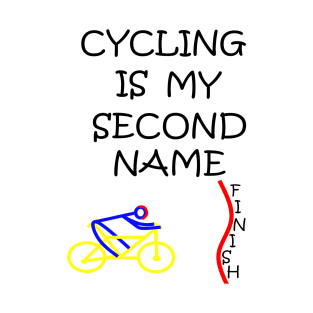 Stick Figure Cycling T-Shirt