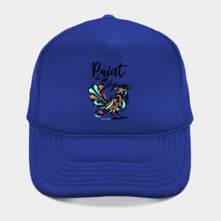 Paint the Sky with a Burst of Colorful Wings Hat