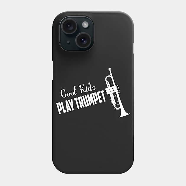 Cool Kids Play Trumpet Phone Case by helloshirts