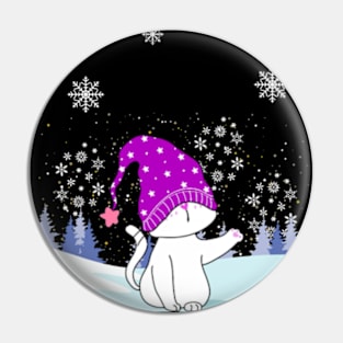 Snowy Day Enid Pin