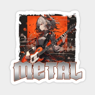 Metal Music Album Cover - Anime Shirt Magnet