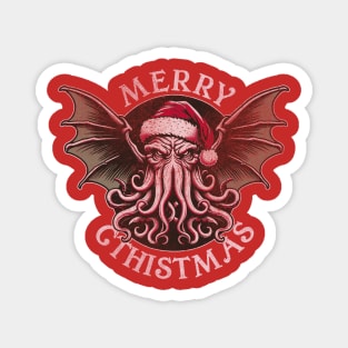 Merry Cthistmas Cthulhu Christmas Magnet