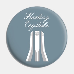 Healing Crystals Pin