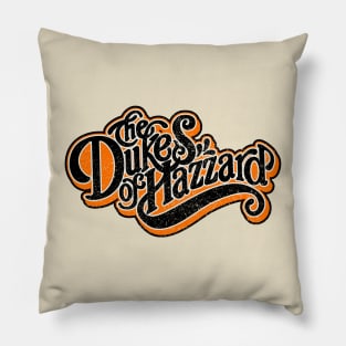 Retro Style Dukes of Hazzard Design Pillow