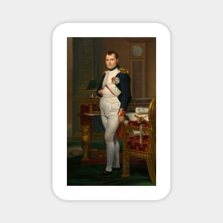 The Emperor Napoleon in His Study at the Tuileries - Jacques-Louis David Magnet