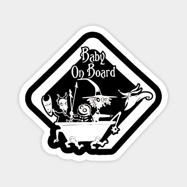 Download Baby On Board Nightmare Before Christmas Nightmare Before Christmas Magnet Teepublic