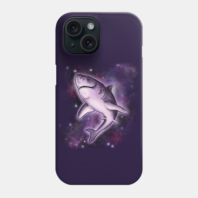 Purple Shark Phone Case by InkyMcStapleface