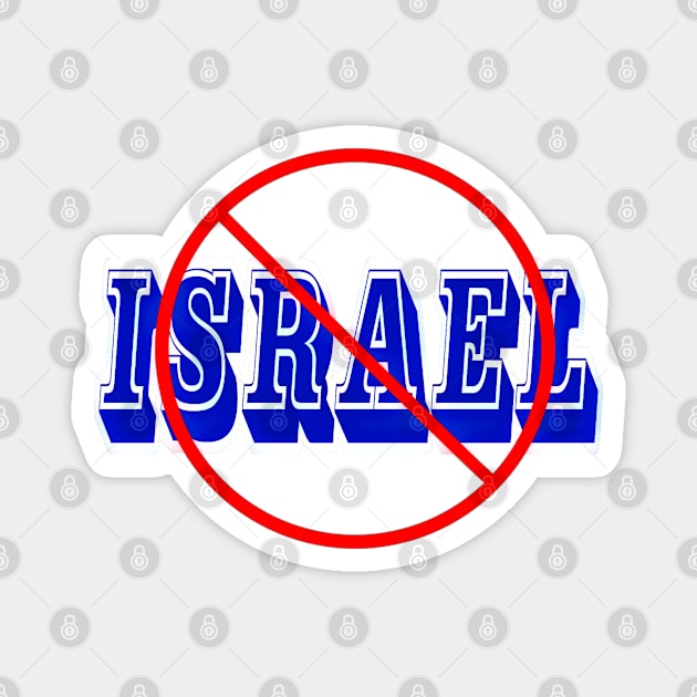 🚫 Israel- Front Magnet by SubversiveWare