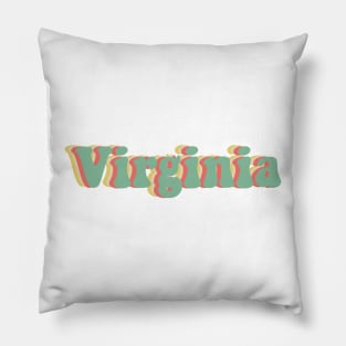 Virginia 70's Pillow