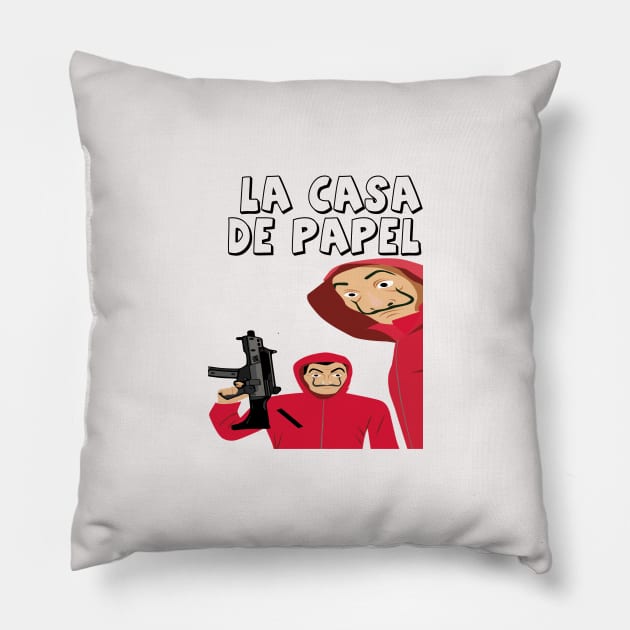 La Casa De Papel Pillow by Nice new designs