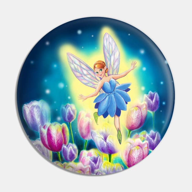 Blu Fairy Pin by Kimikim