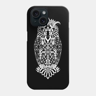 mr owl the wisdom night bird ecopop Phone Case