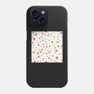 Colorful Snowflakes III Phone Case