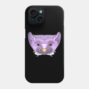 cute purple pine marten Phone Case