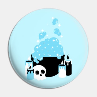 Cauldron Bubbles Blue Pin