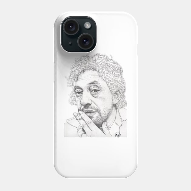 Serge Gainsbourg Phone Case by paulnelsonesch