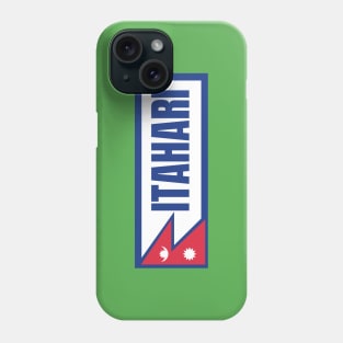 Itahari City with Nepal Flag Phone Case