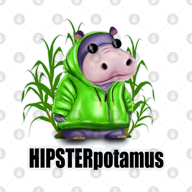 HIPSTERpotamus by DoniGR